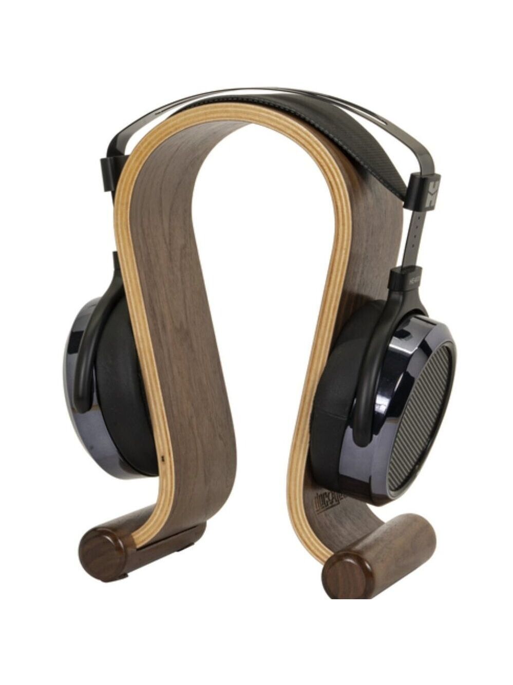 Wooden Headphone Stand Display Tabletop Holder for Headsets (Deco Gear) - Picture 7 of 13